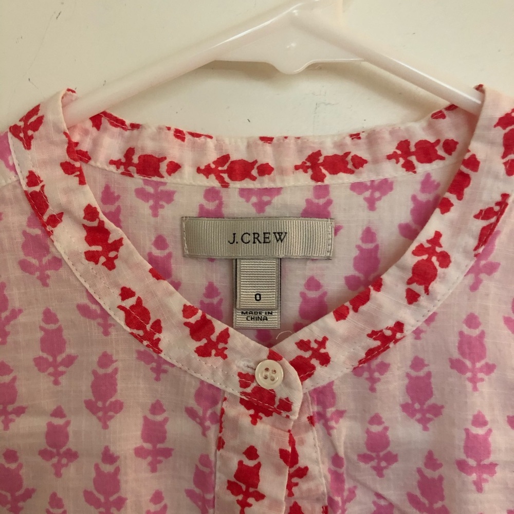 Printed Half Button Down - image 2